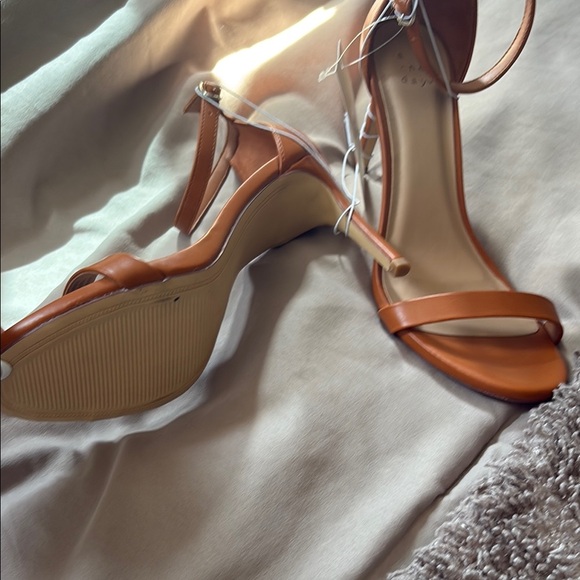 NEW! A New Day Women's Tan Heeled Sandals - Picture 2 of 7